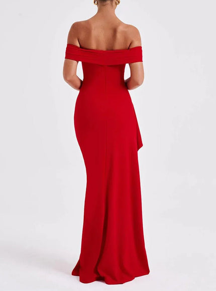 Alicia Off Shoulder Bodycon Maxi Dress - Fashion Pov