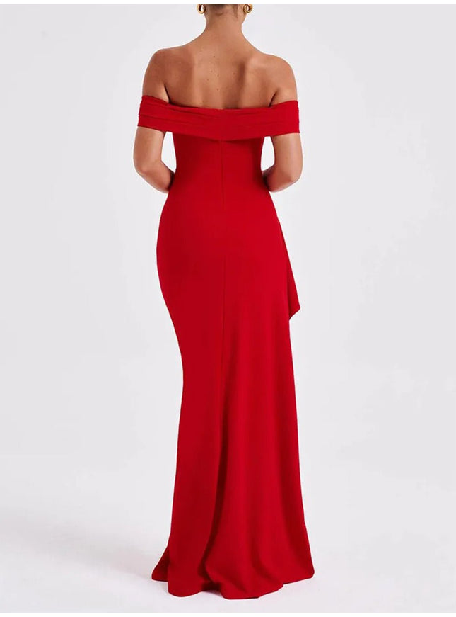 Alicia Off Shoulder Bodycon Maxi Dress - Fashion Pov