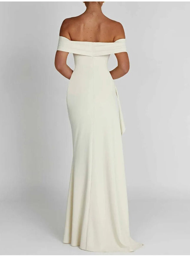 Alicia Off Shoulder Bodycon Maxi Dress - Fashion Pov
