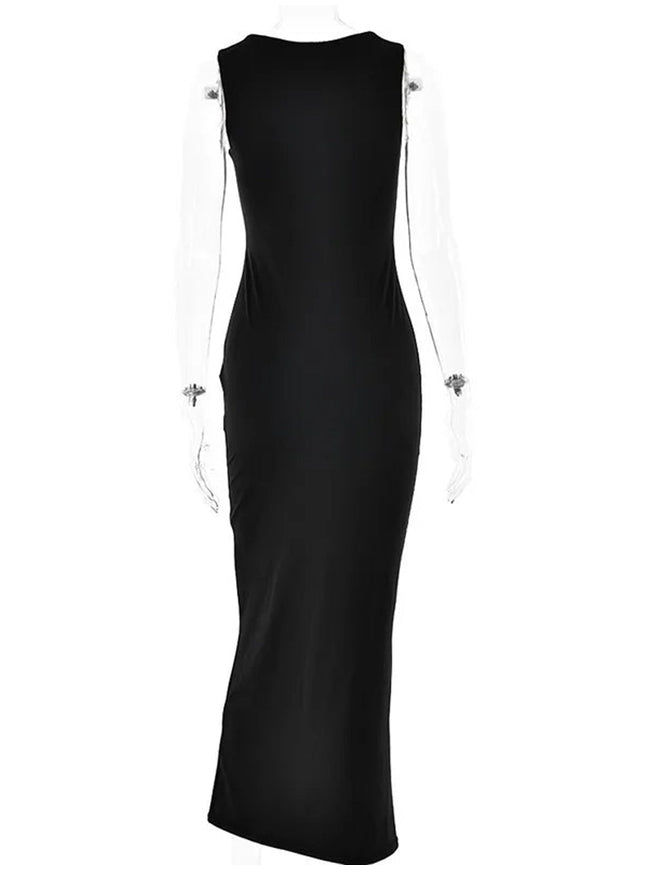 Alicia Sleeveless Bodycon Maxi Dress - Fashion Pov