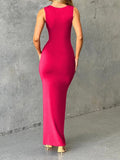 Alicia Sleeveless Bodycon Maxi Dress - Fashion Pov