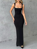 Alicia Sleeveless Bodycon Maxi Dress - Fashion Pov