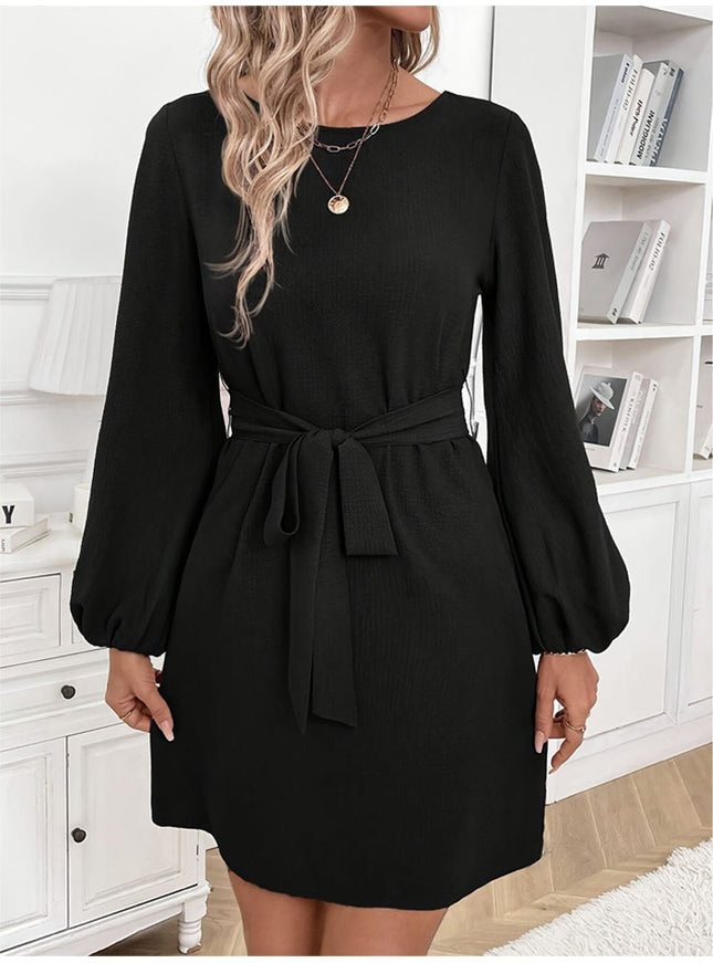 Alina Long Sleeve Mini Dress - Fashion Pov