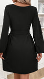 Alina Long Sleeve Mini Dress - Fashion Pov