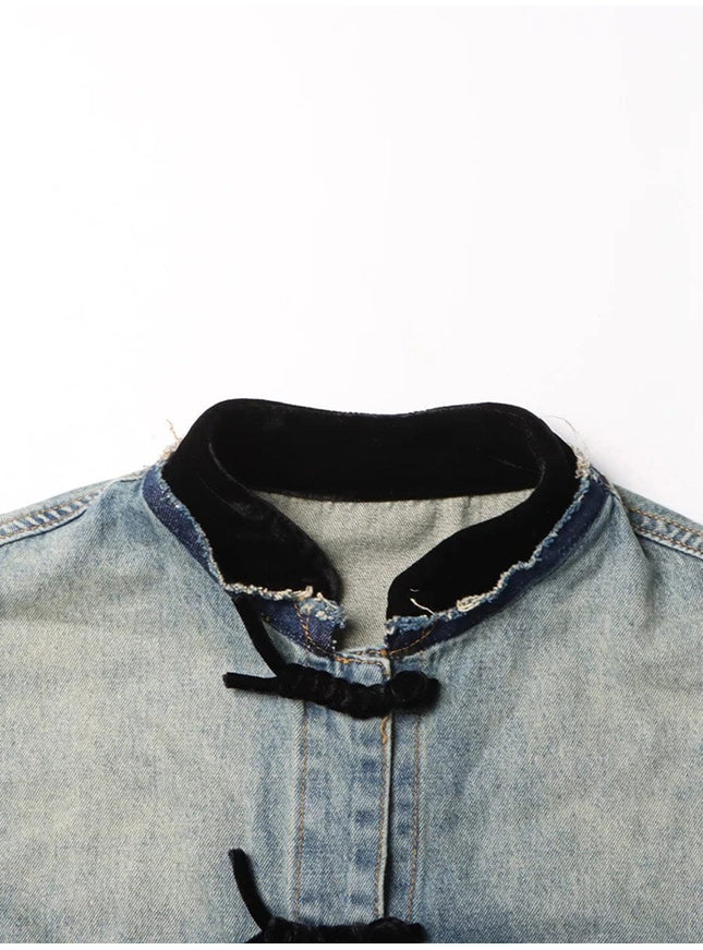 Alissar Casual Denim Jacket - Fashion Pov