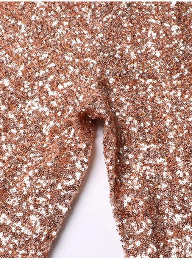 Alisyn Collar Sleeveless Sequin Jumpsuit - Fashion Pov