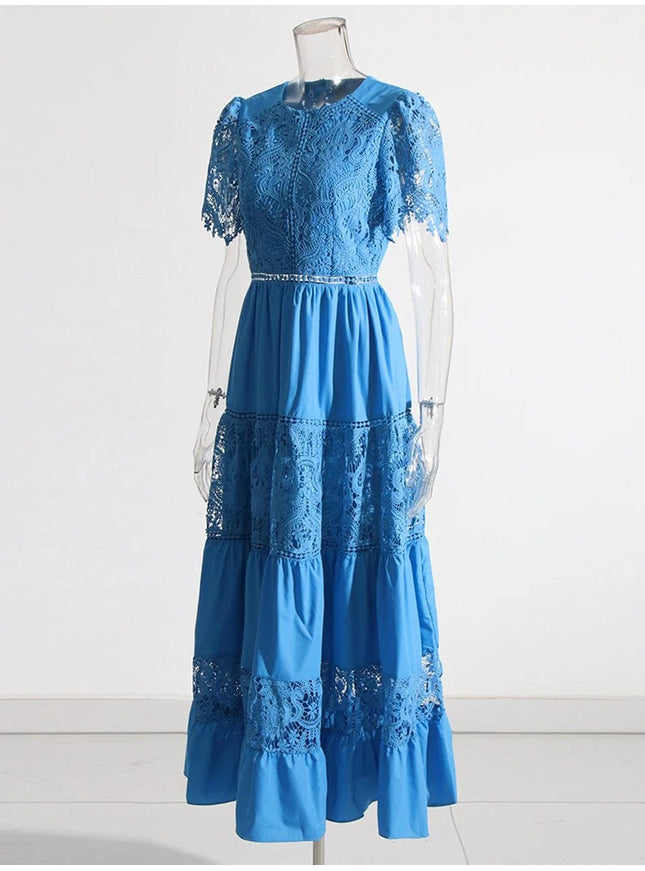 Aliza Hollow Out Midi Dress - Fashion Pov