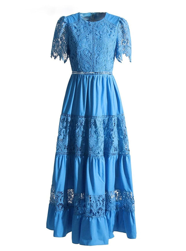 Aliza Hollow Out Midi Dress - Fashion Pov