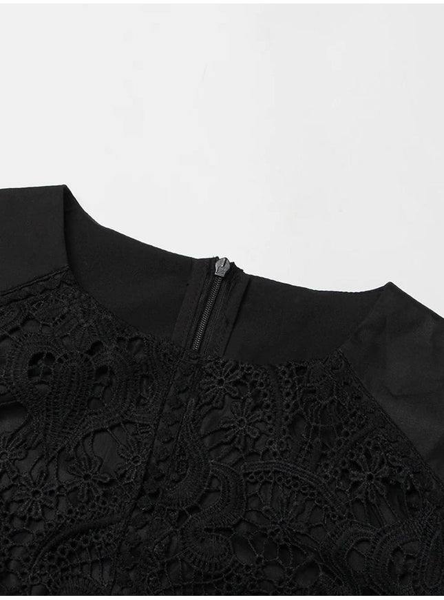 Aliza Hollow Out Midi Dress - Fashion Pov