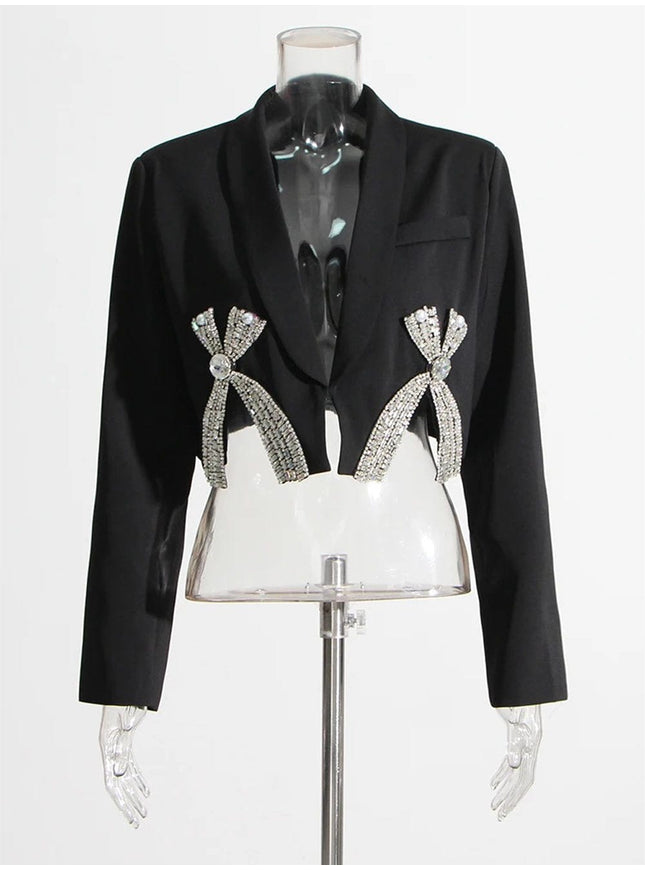 Aliza Spliced Diamond Top & Skirt Set - Fashion Pov