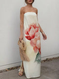 Alora Off Shoulder Sleeveless Maxi Dress - Fashion Pov