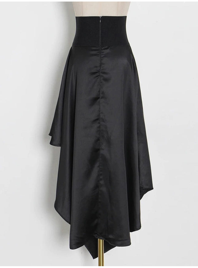 Alys Casual Hem Top & Skirt Set - Fashion Pov