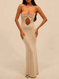 Alyssa Hollow Out Off Shoulder Maxi Dress - Fashion Pov