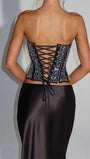 Amara Embellished Corset Skirt Set - Fashion Pov