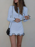 Amaya Bodycon Ruffle Mini Dress - Fashion Pov
