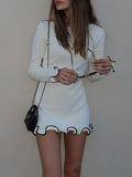 Amaya Bodycon Ruffle Mini Dress - Fashion Pov