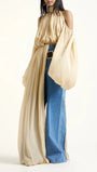 Amelie Draped Halter Blouse - Fashion Pov