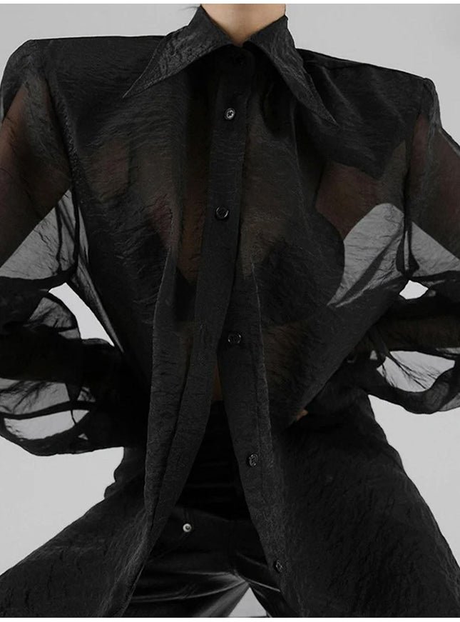 Amy Long Sleeve Shirt - Fashion Pov