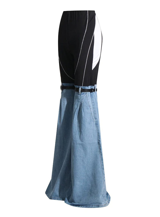 Anah Belt Streetwear Denim Pant - Fashion Pov