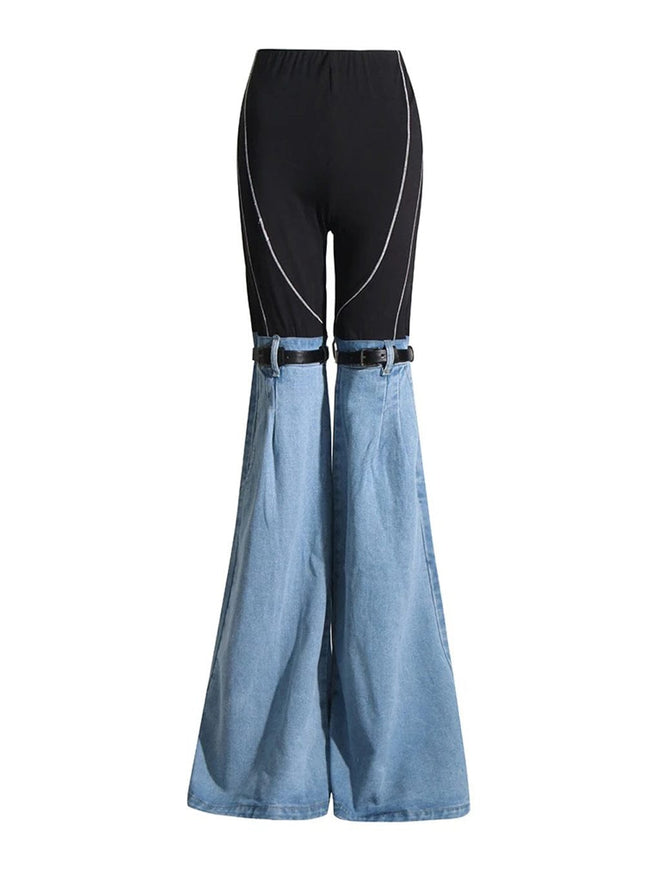 Anah Belt Streetwear Denim Pant - Fashion Pov
