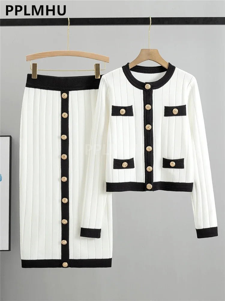 Anastasia Short Sweater & Skirt Set - Fashion Pov