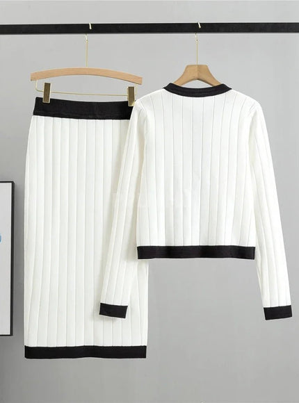 Anastasia Short Sweater & Skirt Set - Fashion Pov