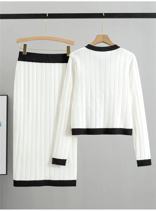 Anastasia Short Sweater & Skirt Set - Fashion Pov
