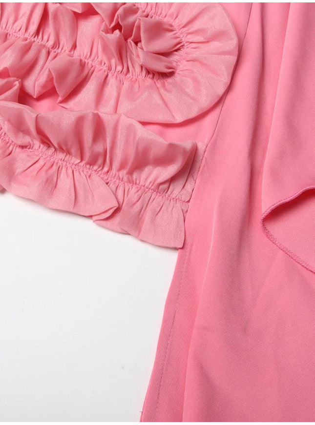 Angel Irregular Hem Fold Skirt - Fashion Pov