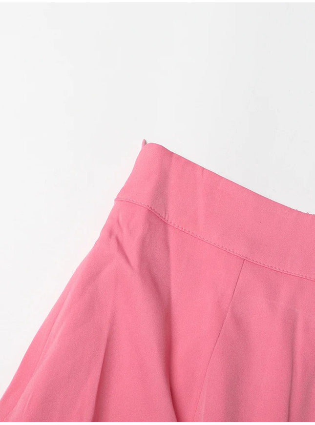 Angel Irregular Hem Fold Skirt - Fashion Pov