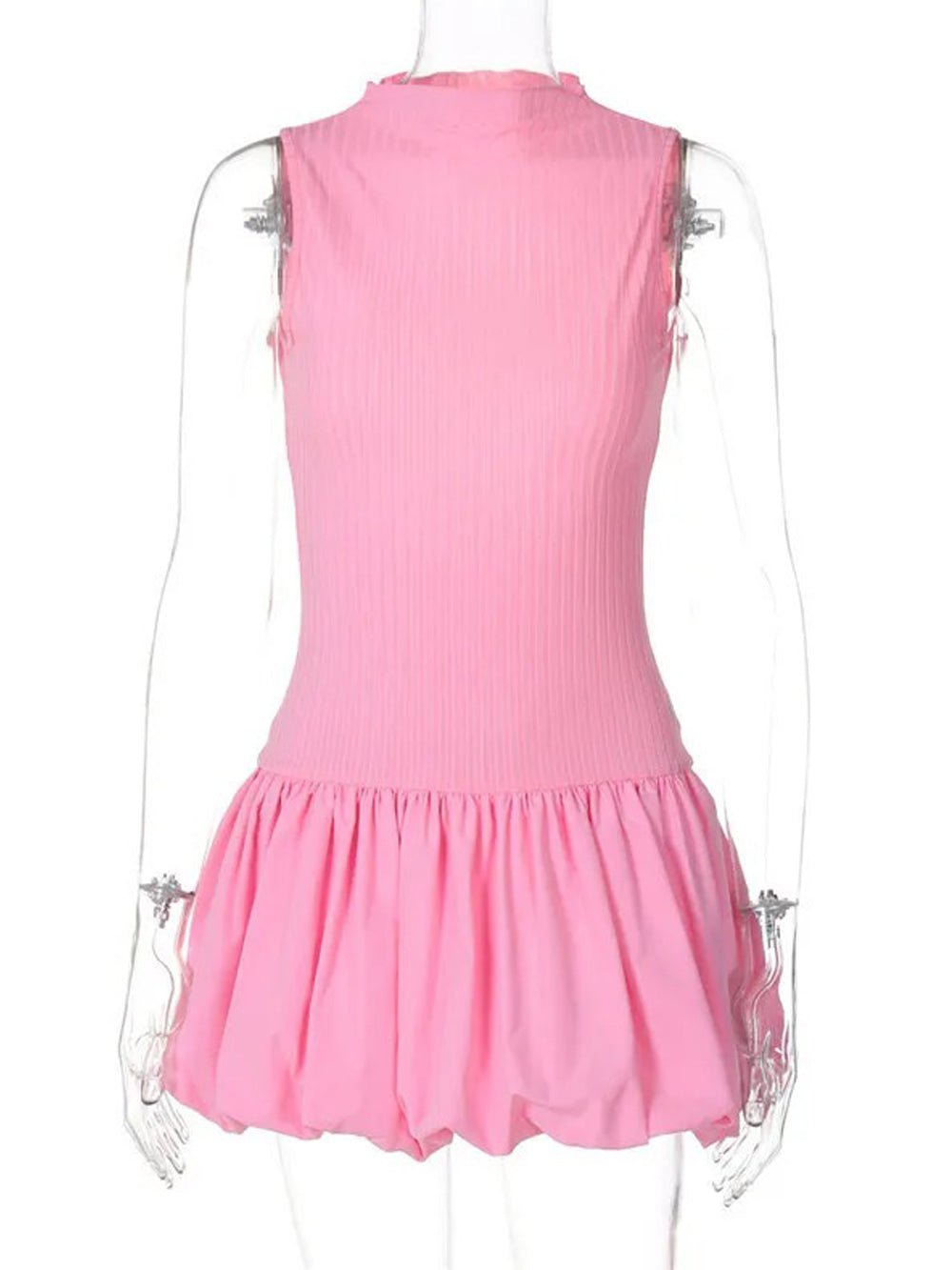 Angela Hollow Out Backless Mini Dress - Fashion Pov