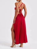 Angela Off Shoulder Backless Maxi Dress - Fashion Pov