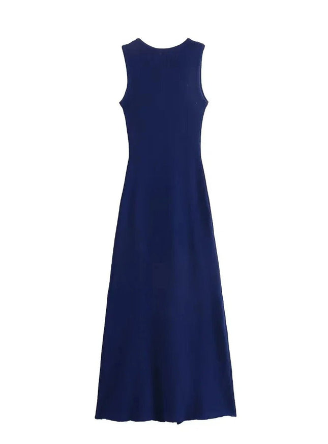 Angela Sleeveless Midi Dress - Fashion Pov