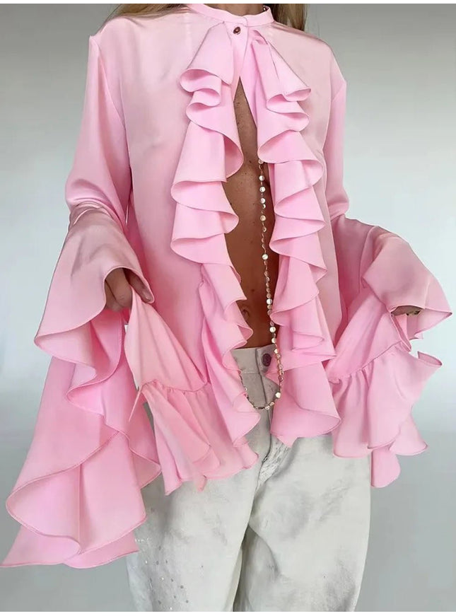 Angelin Sleeve Top & Pant Set - Fashion Pov
