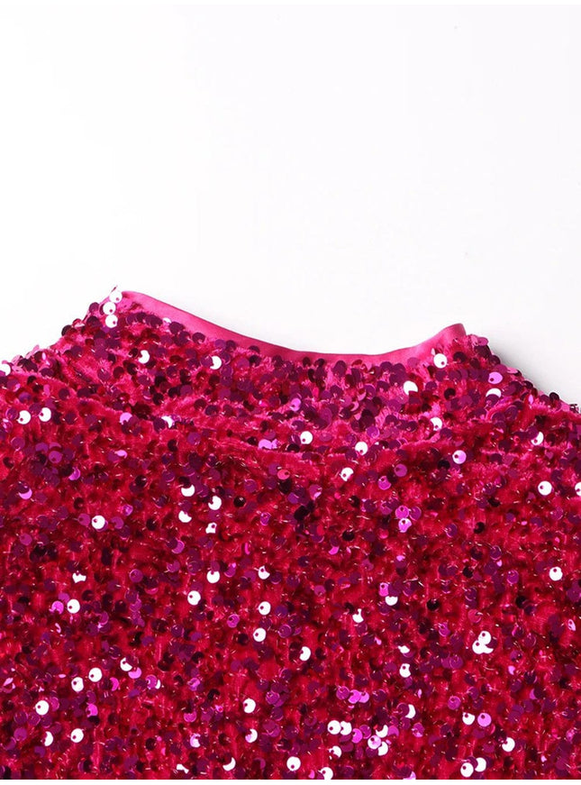 Anoop Sequin Top & Skirt Set - Fashion Pov
