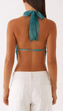 Aria Halter Cutout Crop Top - Fashion Pov