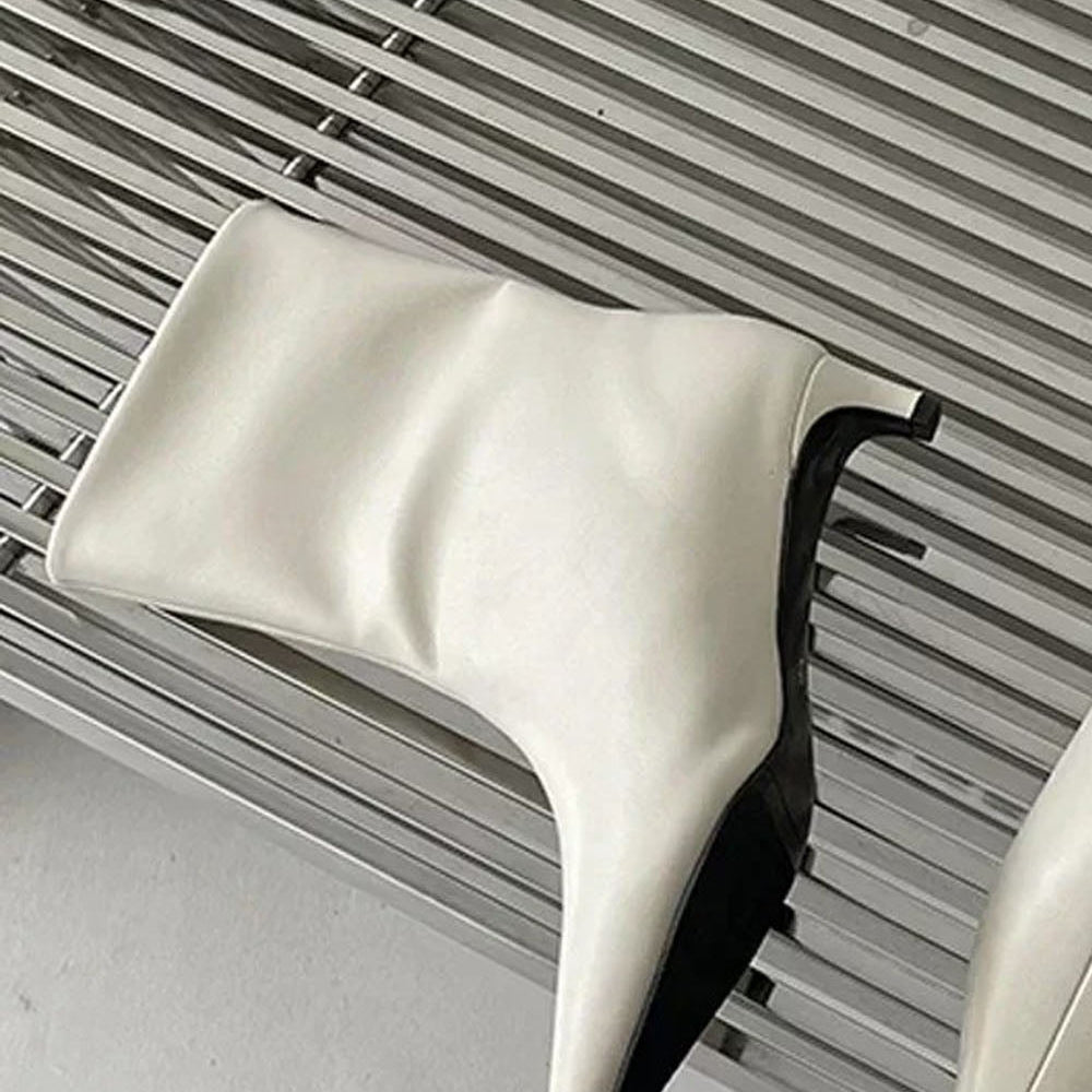 Arianna Ankle Boot Slim Short Shoe - Fashion Pov