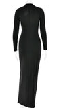 Arya Bodycon Hollow Out Maxi Dress - Fashion Pov