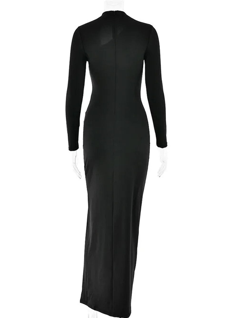 Arya Bodycon Hollow Out Maxi Dress - Fashion Pov