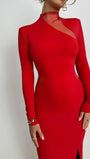 Arya Bodycon Hollow Out Maxi Dress - Fashion Pov