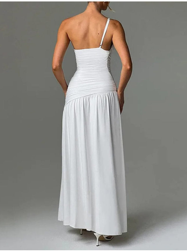 Ashleigh Off Shoulder Sleeveless Maxi Dress - Fashion Pov