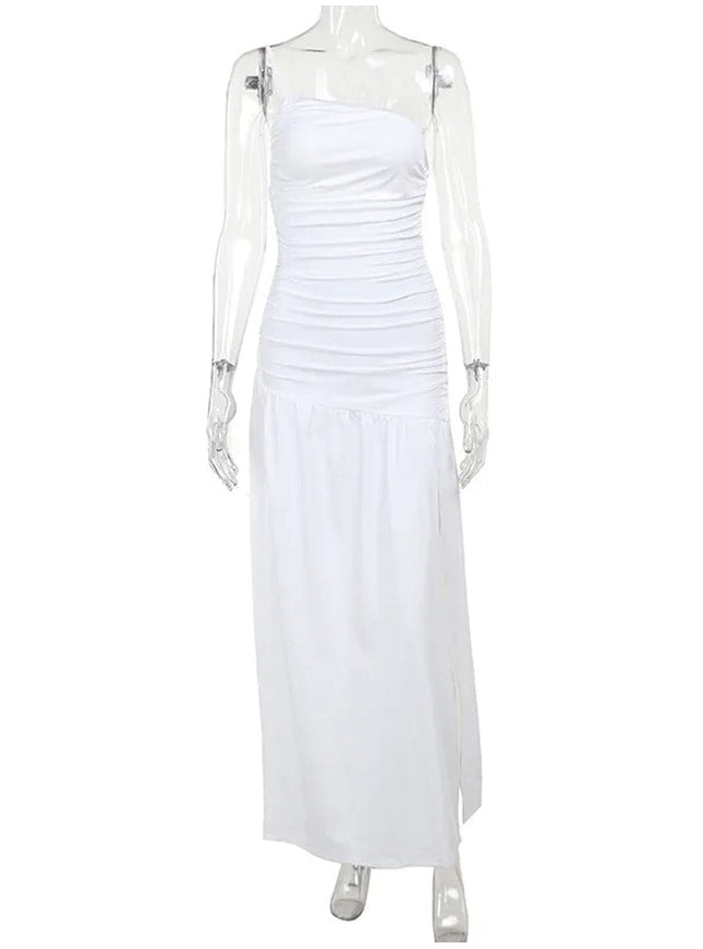 Ashleigh Off Shoulder Sleeveless Maxi Dress - Fashion Pov
