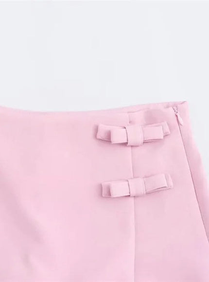 Ashley Split Mini Skirt - Fashion Pov