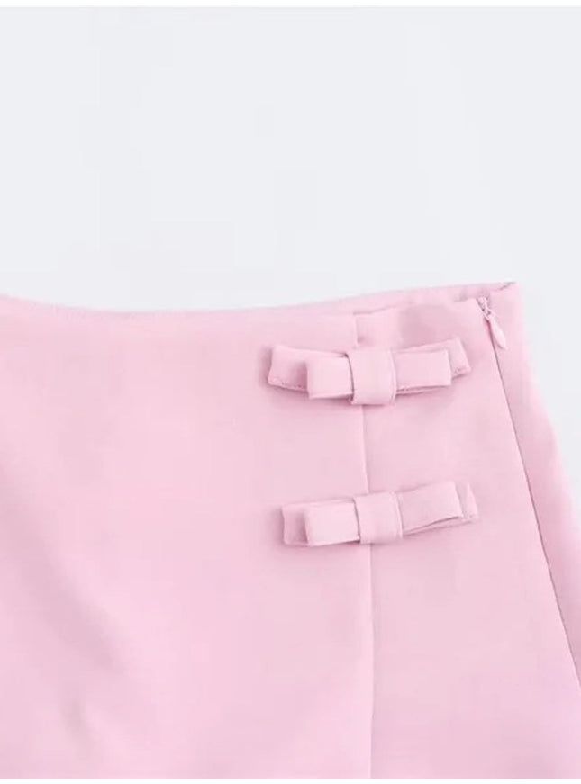 Ashley Split Mini Skirt - Fashion Pov