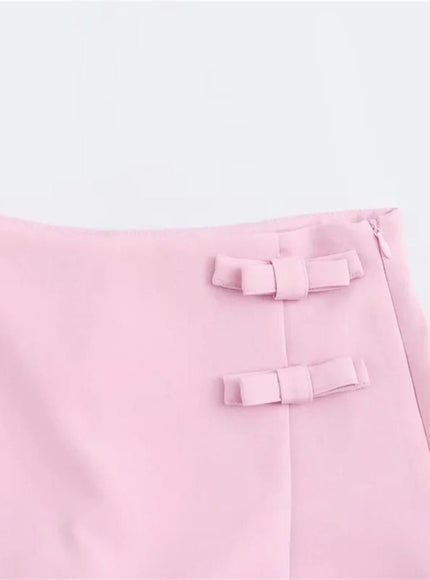 Ashley Split Mini Skirt - Fashion Pov