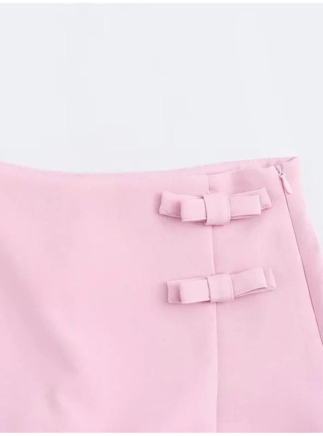 Ashley Split Mini Skirt - Fashion Pov