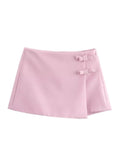 Ashley Split Mini Skirt - Fashion Pov