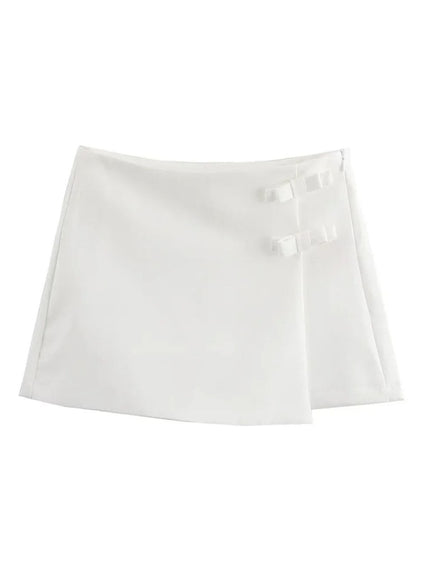 Ashley Split Mini Skirt - Fashion Pov
