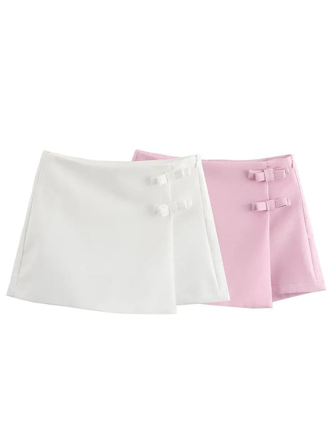 Ashley Split Mini Skirt - Fashion Pov