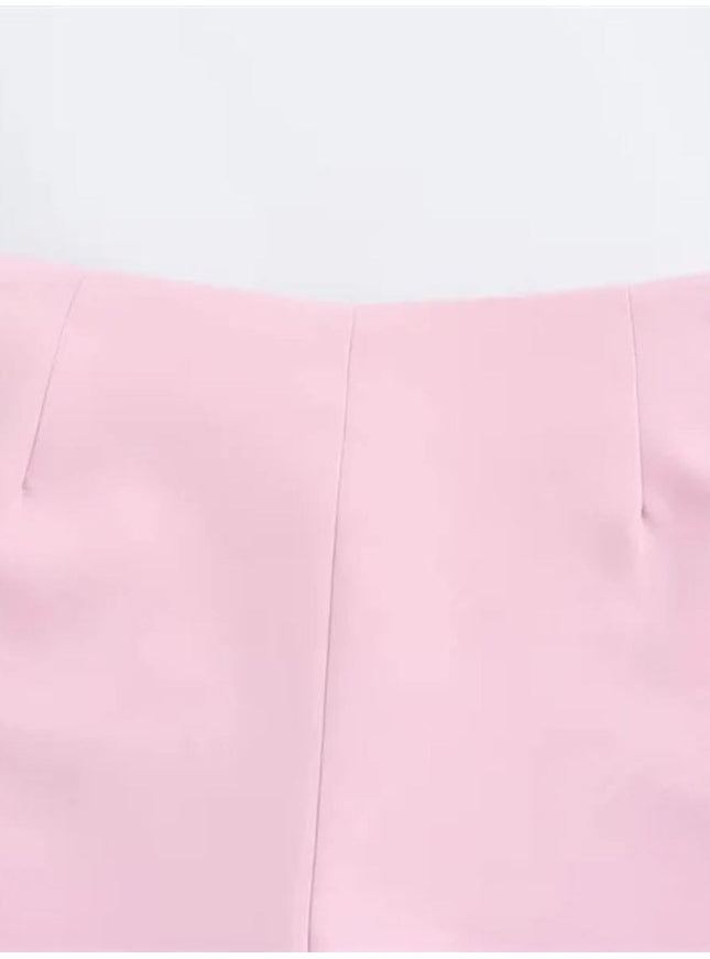 Ashley Split Mini Skirt - Fashion Pov