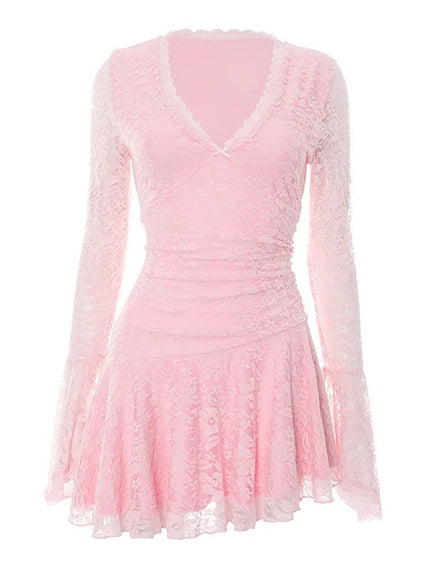 Aspen Lace Mini Dress - Fashion Pov